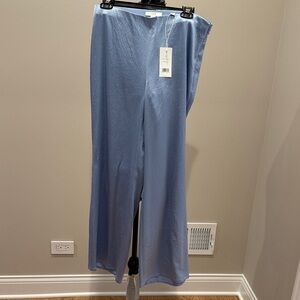 NWT VinceElegant Blue Wide-Leg Pants